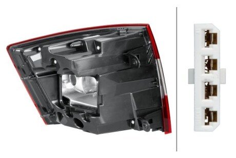 Фото 2 - Задній ліхтар HELLA 9EL354848041