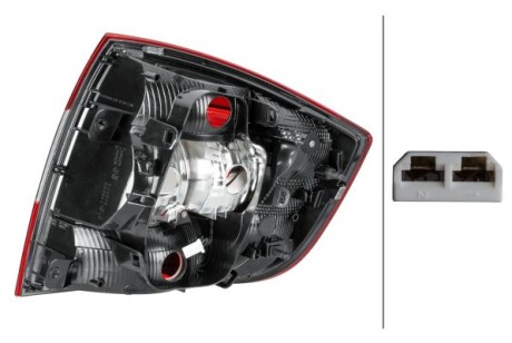 Фото 2 - Задній ліхтар HELLA 9EL354849031