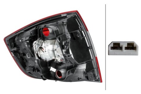 Фото 2 - Задний фонарь HELLA 9EL354849041