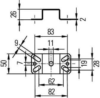 Фото 2 - Автозапчастина HELLA 9XD 130 261-001