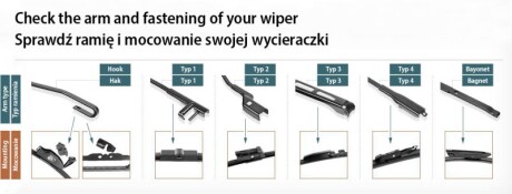 Щетка стеклоочистителя, с распылителем, комплект 600мм/600мм - HELLA 9XW206480811