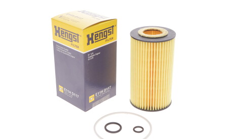Фото 2 - Масляний фільтр HENGST FILTER E11H D117 (E11HD117)