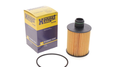 Фото 2 - Масляный фильтр HENGST FILTER E124H02 D202 (E124H02D202)