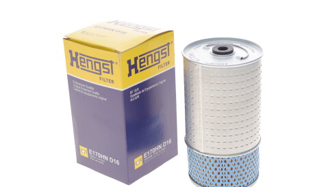 Фото 2 - Масляный фильтр HENGST FILTER E170HN D16 (E170HND16)