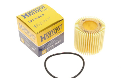 Фото 2 - Масляний фільтр HENGST FILTER E210H D228 (E210HD228)