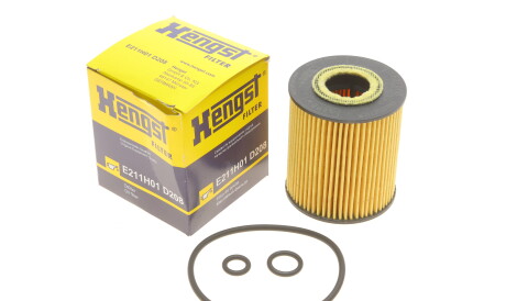 Фото 2 - Масляный фильтр HENGST FILTER E211H01 D208 (E211H01D208)