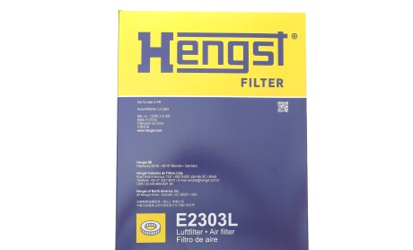 Фото 2 - Автозапчастина HENGST FILTER E2303L