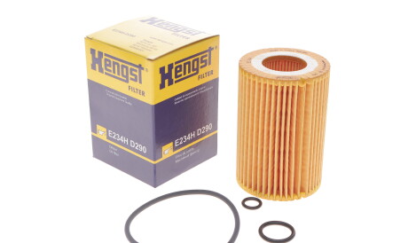 Фото 2 - Масляный фильтр HENGST FILTER E234H D290 (E234HD290)