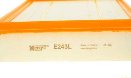 Фото 2 - Воздушный фильтр HENGST FILTER E243L