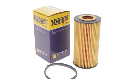 Фото 2 - Масляний фільтр HENGST FILTER E27H D125 (E27HD125)