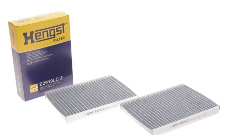 Фото 2 - Фильтр салона HENGST FILTER E2919LC-2 (E2919LC2)