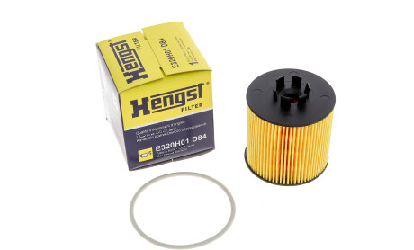 Фото 4 - Масляний фільтр HENGST FILTER E320H01 D84 (E320H01D84)