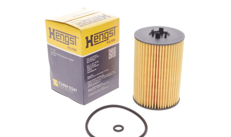 Фото 2 - Масляний фільтр HENGST FILTER E340H D247 (E340HD247)
