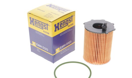 Фото 2 - Масляный фильтр HENGST FILTER E40H D323 (E40HD323)