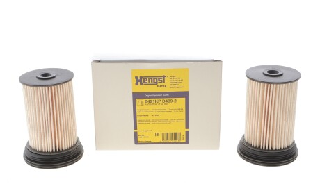 Фото 2 - Паливний фільтр HENGST FILTER E491KPD489-2 (E491KPD4892)