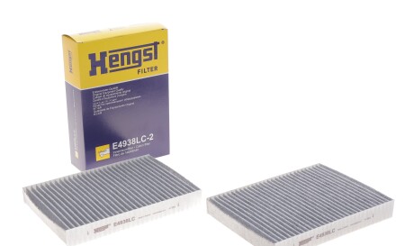 Фото 2 - Фільтр салону HENGST FILTER E4938LC-2 (E4938LC2)