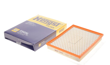 Фото 2 - Повітряний фільтр HENGST FILTER E605L