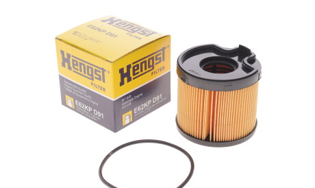Фото 2 - Топливный фильтр HENGST FILTER E62KP D91 (E62KPD91)