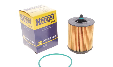 Фото 2 - Масляный фильтр HENGST FILTER E630H02 D103 (E630H02D103)