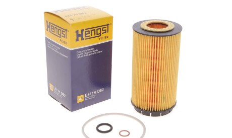 Фото 2 - Масляный фильтр HENGST FILTER E811H D62 (E811HD62)