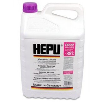 Антифриз LongLife Ready Mix G12evo фиолетовый -38°C, 5л - HEPU P900RMEVO12005