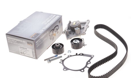 Фото 2 - Комплект ременя ГРМ HEPU PK08070