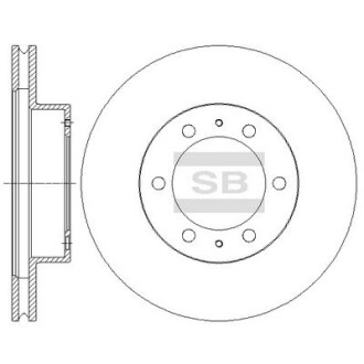 Гальмівний диск передній - Hi-Q (SANGSIN) SD4030