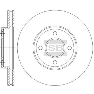 Гальмівний диск - Hi-Q (SANGSIN) SD4235