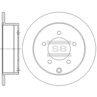 Гальмівний диск - Hi-Q (SANGSIN) SD4333