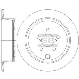 Фото товара Гальмівний диск Hi-Q (SANGSIN) SD4706 : Купить на tto.com.ua