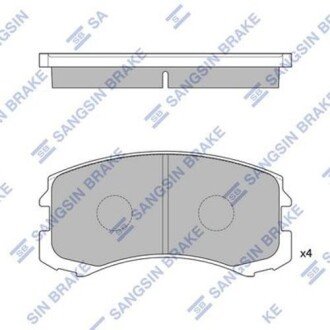 Колодка гальм. диск. MITSUBISHI LANCER передн. (SANGSIN) - (mr569225, mr569232) Hi-Q (SANGSIN) SP1255