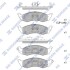 Комплект гальмівних колодок - ((410607B025)) Hi-Q (SANGSIN) SP1491 (фото 1)