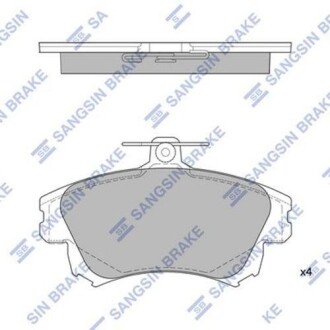 Колодки гальмівні дискові - (30630555, 30630612, 30850976) Hi-Q (SANGSIN) SP1530