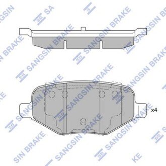 Колодка гальм. диск. FORD EXPLORER 15- задн. (SANGSIN) - Hi-Q (SANGSIN) SP1621