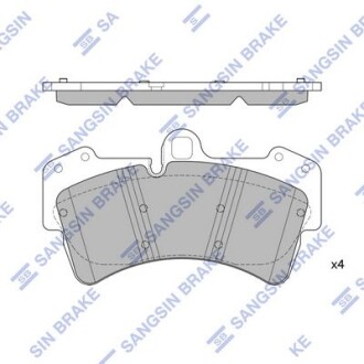 Фото товара Гальмівні колодки Hi-Q (SANGSIN) SP2197 : Купить на tto.com.ua