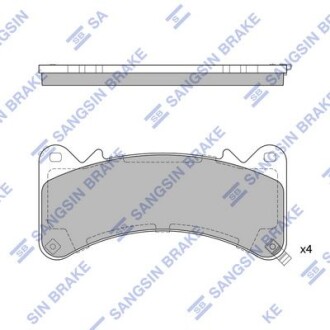 Комплект гальмівних колодок - Hi-Q (SANGSIN) SP4115