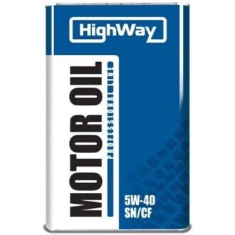 Моторна олива 5W-40, 4 л - HighWay 10028