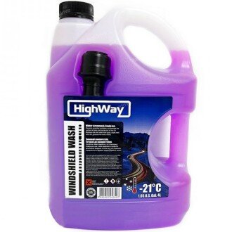 Омыватель стекла Windsheld Wash Professional line зимний -21°С цветочный, 4л - HighWay 10115