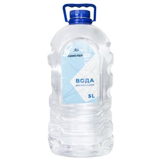 Вода дистильована КристалМАХ (4x5л) (5 л) - ХІМЕКСПРЕС ВД 0101-5000