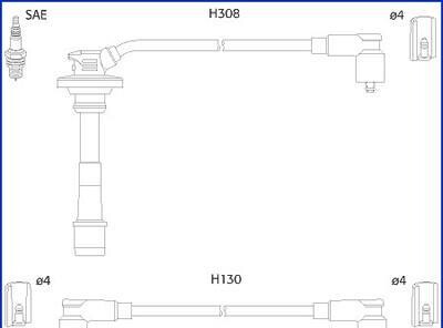 Комплект электропроводки - HITACHI 134562