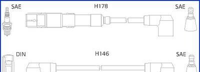 Комплект электропроводки - HITACHI 134756