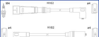 Комплект электропроводки - (025998031) HITACHI 134785