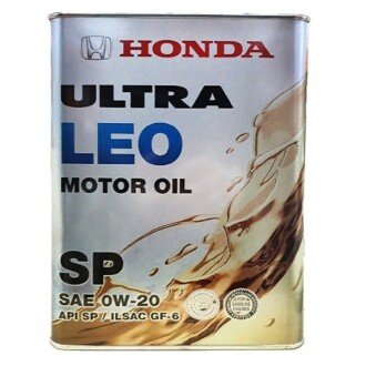 Моторное масло Ultra Leo 0W-20, 4 л - HONDA 08227-99974