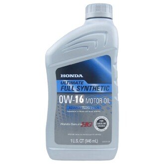 Моторна олива Ultimate Full Synthetic 0W-16, 0,946 л - HONDA 087989062