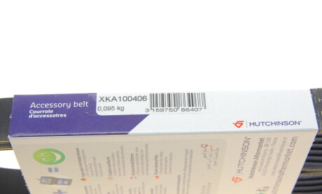 Фото 6 - Ремінь приводний HUTCHINSON 1004 KA 6 (1004KA6)