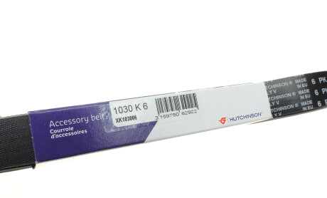 Фото 6 - Ремінь приводний HUTCHINSON 1030 K 6 (1030K6)