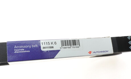 Фото 6 - Ремень приводной HUTCHINSON 1115 K 6 (1115K6)
