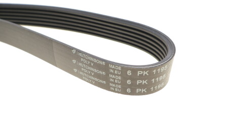 Фото 3 - Ремінь приводний HUTCHINSON 1195 K 6 (1195K6)