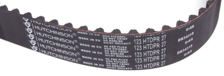 Фото 3 - Ремень ГРМ HUTCHINSON 123HTDPR27