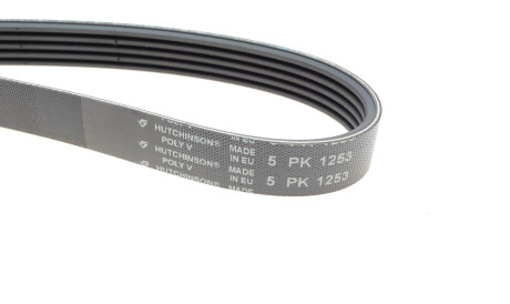 Фото 3 - Ремень приводной HUTCHINSON 1253 K 5 (1253K5)